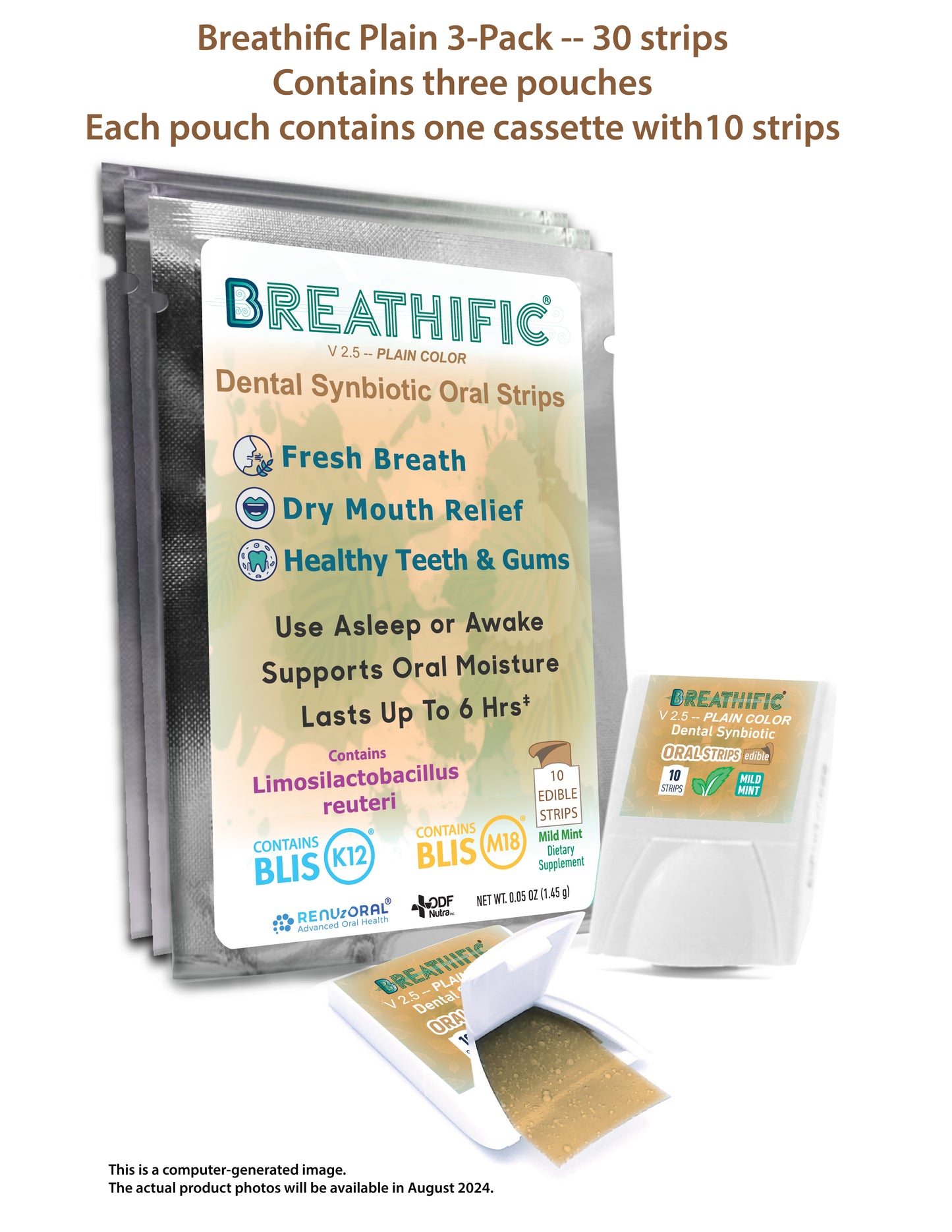 ODF box of 100 of Tan Mild Mint BDSOSPMMLot-24D8271-10-2025-10-1